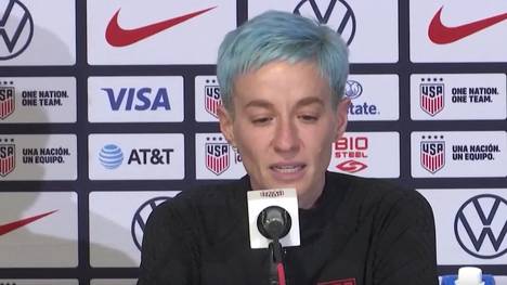 Megan Rapinoe beendet ihre Karriere noch in diesem Jahr. Die 38-Jährige hofft, bei ihrer letzten Weltmeisterschaft mit der US-amerikanischen Nationalmannschaft noch einmal einen Titel gewinnen zu können.