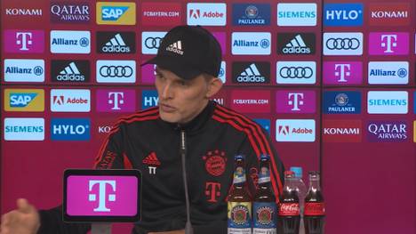 Bayern-Trainer Thomas Tuchel gibt auf der Pressekonferenz ein Update zu Manuel Neuer.