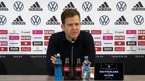 Wer folgt auf Bundestrainer Joachim Löw nach der EM im Sommer? DFB-Direktor Oliver Bierhoff äußert sich vor Beginn der WM-Quali zum aktuellen Stand.