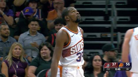 In der NBA-Preseason zeigen sich Devin Booker, Kevin Durant und Co. von den Phoenix Suns bereit für den Saisonstart. Im zweiten Spiel gegen die Portland Trail Blazers fahren sie einen ungefährdeten Sieg ein.