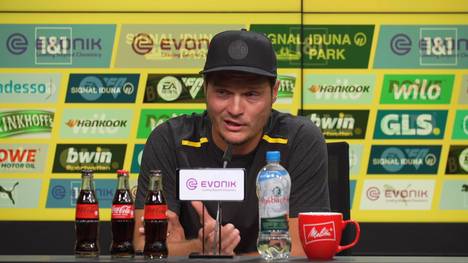 Edin Terzic spricht über die Startelfrotation des BVB gegen den VfL Wolfsburg und erklärt, warum der breite Kader von Vorteil ist.
