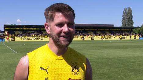 Niclas Füllkrug von Borussia Dortmund freut sich über die Nominierung für die deutsche Nationalmannschaft und ist auch ein Fan von der Art und Weise der Bekanntgabe.