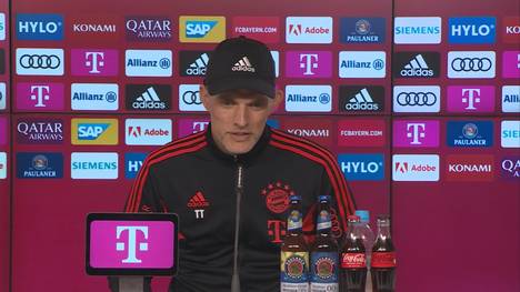 Auf der Pressekonferenz vor dem Heimspiel gegen den FC Schalke 04 spricht Trainer Thomas Tuchel über Thomas Müller.