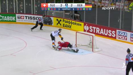 Eishockey-WM 2021: Nach elf Jahren schafft die deutsche Eishockey Nationalmannschaft den Einzug ins Halbfinale. Im Penaltyschießen behält Marcel Noebels die Nerven.