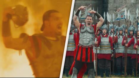 Vom Fußballplatz auf die Leinwand! Zlatan Ibrahimovic feiert im Film ‚Asterix und Obelix – im Reich der Mitte‘ sein Schauspieldebüt. 