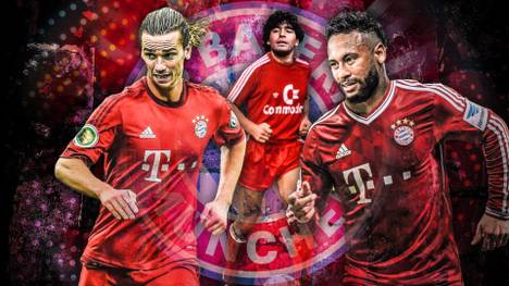 Diego Maradona, Ruud Gullit, Neymar und Co. - Stars, die fast im rot-weißen Trikot der Bayern aufgelaufen werden. Das sind die spektakulärsten Beinahe-Transfers des Rekordmeisters.