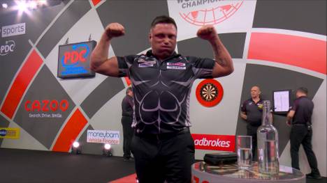 Gerwyn Price setzt sich mit 4:1 gegen Jose de Sousa durch und zieht souverän ins Viertelfinale ein.