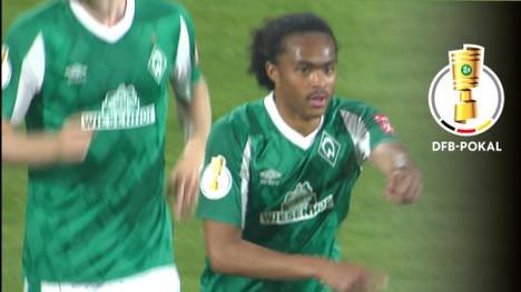 In der 1. Runde des DFB-Pokals müht sich Werder Bremen lange gegen Carl Zeiss Jena, ehe Josh Sargent und Tahith Chong den Bundesligisten erlösen.