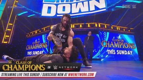 Bei WWE Friday Night SmackDown eskalieren die Spannungen zwischen Universal Champion Roman Reigns und seinem Neffen Jey Uso.