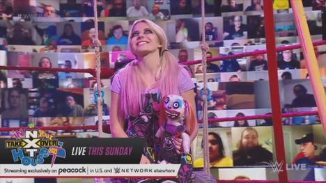 Seltsame Geschehnisse bei WWE Monday Night RAW: Shayna Baszler nimmt die Spielchen von Horrorqueen Alexa Bliss und ihrer Puppe Lilly nicht ernst - und wird Opfer einer bizarren Inszenierung.