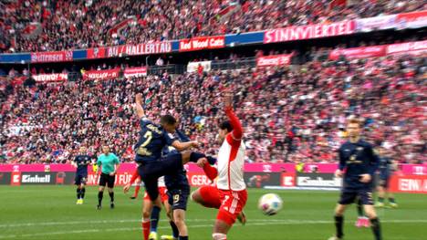 Serge Gnabry glänzt bei seiner Bundesliga-Rückkehr mit einem Sensationstor beim 8:1-Kantersieg seiner Bayern gegen Mainz 05. Dabei beweist er höchste Körperberherrschung.