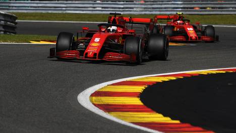 Ferrari muss beim Großen Preis der Formel 1 in Spa die nächste Pleite einstecken. Sebastian Vettel und Charles Leclerc haben keine Chance auf Punkte.