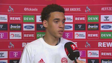 Jamal Musiala ist nach seinem Siegtor zur Meisterschaft glücklich und fasst die Emotionen nach dem Titelgewinn zusammen.