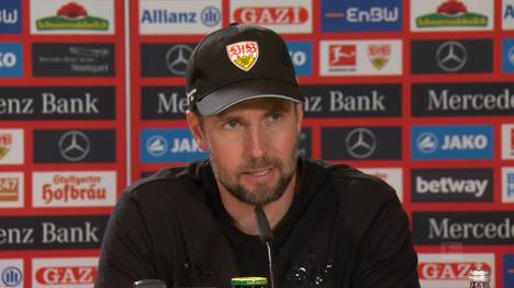 Der VfB Stuttgart muss nach dem Unentschieden gegen die TSG Hoffenheim in die Relegation. Trainer Sebastian Hoeneß eine weitere Chance, daher sieht er die Stimmung nach der Partie weniger negativ.
