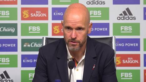 United-Trainer Erik ten Hag spricht über die Entwicklung von Jadon Sancho und ist überzeugt von den Fähigkeiten des Jungen Engländers.