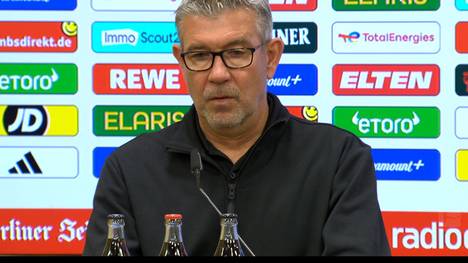 Auf der Pressekonferenz nach der Partie gegen RB Leipzig wird Union-Coach Urs Fischer zur Champions-League-Auslosung befragt. Auf die Frage, was er tun müsse, um keine Aufregung vor der Begegnung mit Real Madrid zu erzeugen, erhielten die Medien eine klare Ansage.