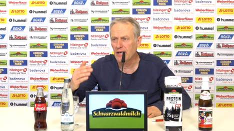 Christian Streich äußert sich zu den Gerüchten um seine Person als Nachfolger von Jogi Löw und dem Lob von Bayern-Coach Hansi Flick.