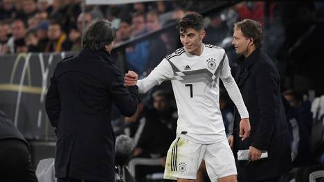 Nationalspieler Kai Havertz befürwortet die Entscheidung des DFB, an Bundestrainer Joachim Löw festzuhalten. 