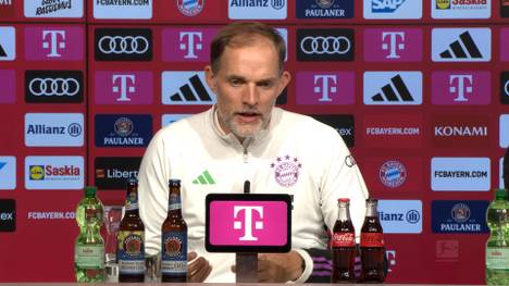 Kingsley Coman erzielt gegen den SC Freiburg seine ersten beiden Saisontore. Bayerns Trainer Thomas Tuchel freut sich für den Flügelspieler.