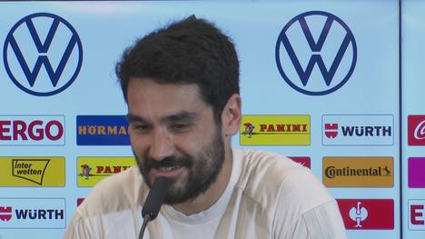 Auf der Pressekonferenz des DFB-Teams spricht City-Star Ilkay Gündogan über die CL-Feierlichkeiten und Jack Grealish.