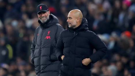 Im Top-Duell am Sonntag zwischen Liverpool und Manchester City treffen Jürgen Klopp und Pep Guardiola das letzte Mal in der PL aufeinander. Die beiden haben nichts als Respekt füreinander übrig.