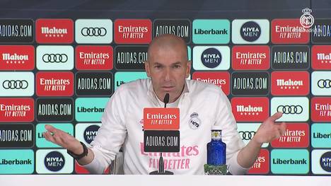 Ist die Zeit von Zinédine Zidane bei Real Madrid vorbei? Der Trainer spricht auf einer Pressekonferenz über seine Zukunft - seine Aussagen lassen tief blicken.