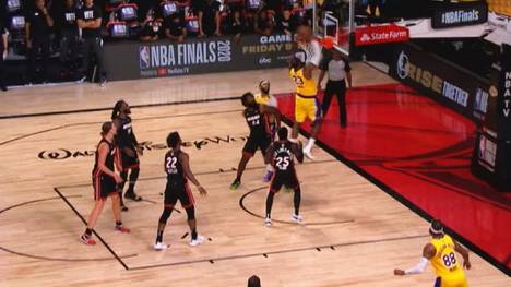 Die Los Angeles Lakers gewinnen Spiel 1 der NBA Finals gegen Miami Heat deutlich mit 116:98. Wieder können sich die Lakers auf LeBron James verlassen.