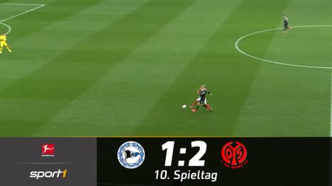 Mainz bot in Bielefeld eine reife Vorstellung. Beim 2:1-Erfolg profitierte der FSV von Abwehrpatzern der Arminia. Jonathan Burkardt vollendet einen dieser Fehler zum Siegtreffer.