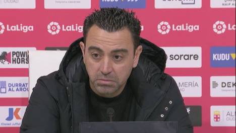 Nach dem Aus in der Europa League gegen Manchester United läuft es in der La Liga nicht besser. Barcelona blamiert sich bei Abstiegskandidat Almeria mit 0:1. Trainer Xavi kritisierte nach der Partie die Mentalität seiner Spieler. 