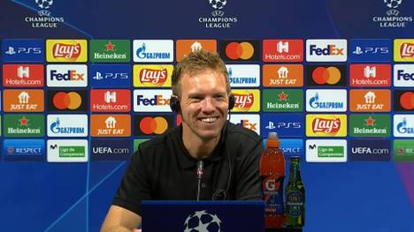 Kingsley Coman sollte eigentlich früher eingewechselt werden, allerdings kam dem Franzosen etwas dazwischen. Julian Nagelsmann klärt auf.