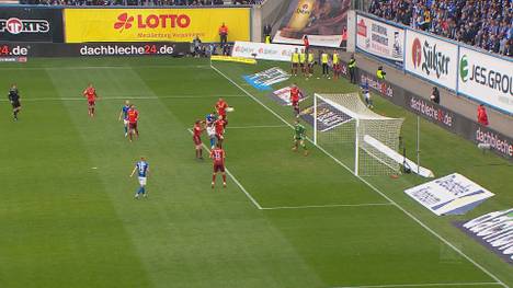 Hansa Rostock ist weiterhin auf dem Vormarsch. Gegen Jahn Regensburg gewann die Kogge mit 2:0 - es war der dritte Sieg in Folge.
