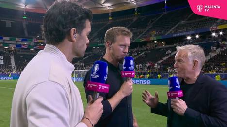 Bundestrainer Julian Nagelsmann kann sich bei der UEFA EURO 2024 über den Gruppensieg freuen. Zum Spiel gegen die Schweiz gibt er Einblicke in die taktischen Anpassungen.