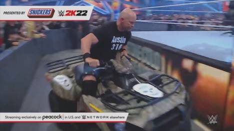 Eine der größten WWE-Legenden aller Zeiten prügelt wieder: Bei WrestleMania 38 bestreitet Stone Cold Steve Austin sein erstes Match seit 2003 - und zieht vorher triumphal ein.