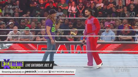 Bei WWE Monday Night RAW eskaliert Seth Rollins die Fehde mit Matt Riddle durch Anspielungen auf dessen zerbrochene Ehe. Riddle zahlt es mit gleicher Münze heim...