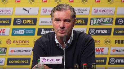 Das 180. Revierderby zwischen Borussia Dortmund und dem FC Schalke 04 wird wegen der Corona-Pandemie zum Geisterspiel. BVB-Sportdirektor Michael Zorc trifft das ziemlich hart.
