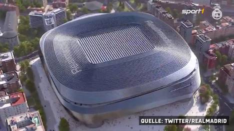 Real Madrid präsentiert in der fußballfreien Zeit auf Twitter die neusten Planungen für das modernisierte Bernabéu. 