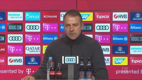 Nach dem 3:3 gegen RB Leipzig moniert Hansi Flick die Defensivleistung seines Teams. Der Bayern-Coach lobt aber auch den Kampfgeist seines Teams nach dem Comeback.
