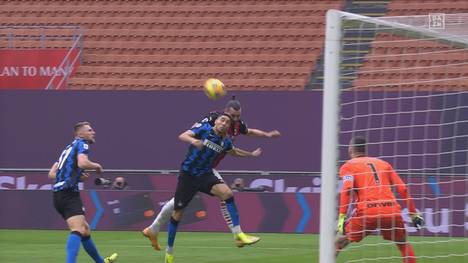 Zlatan Ibrahimovic und Milan verzweifeln im Mailand-Derby an Inter-Keeper Samir Handanovic. Das Spitzenspiel der Serie A erweist sich als Kracher mit etlichen Chancen.