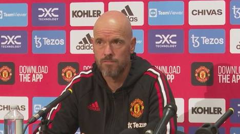 Erik ten Hag ist der neue Trainer von Manchester United. Der Niederländer schwärmt vom großen Potenzial in der Mannschaft und lobt auch den Ex-Dortmunder Jadon Sancho.