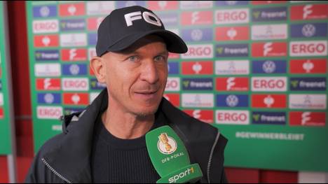 Köln-Trainer Gerhard Struber spricht im Interview über die lange Nachspielzeit im Viertelfinale des DFB-Pokal gegen Bayer Leverkusen.