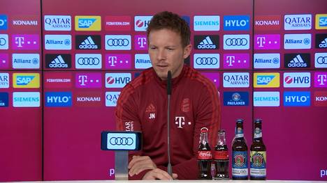 Inwieweit beeinflusst das Remis gegen Salzburg in der Champions League die tägliche Arbeit beim FC Bayern? Auf diese Frage reagiert Julian Nagelsmann nachdenklich.