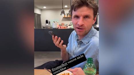 Thomas Müller vorerst telefonisch nicht erreichbar? Bayern-Kollege Leon Goretzka erklärt in seiner Instagram-Story warum. 