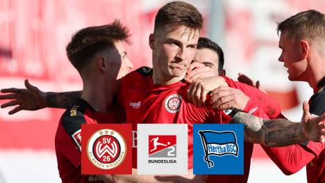 Wehen Wiesbaden setzt sich zuhause gegen Hertha BSC durch. Torjäger Kovacevic erzielt seine ersten beiden Zweitliga-Tore.