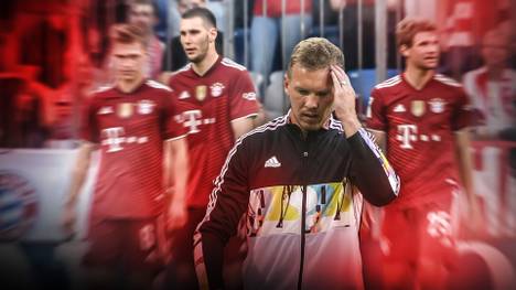 Bayern München verliert das erste Spiel in dieser Saison. Gegen Eintracht Frankfurt sind die Bayern lange die bessere Mannschaft - bis ein Taktikwechsel von Julian Nagelsmann nicht aufgeht. 
