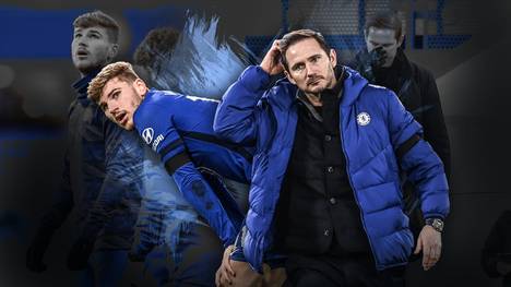 Frank Lampard und der FC Chelsea befinden sich in der Krise. Vor allem Timo Werner steckt im Formtief. 