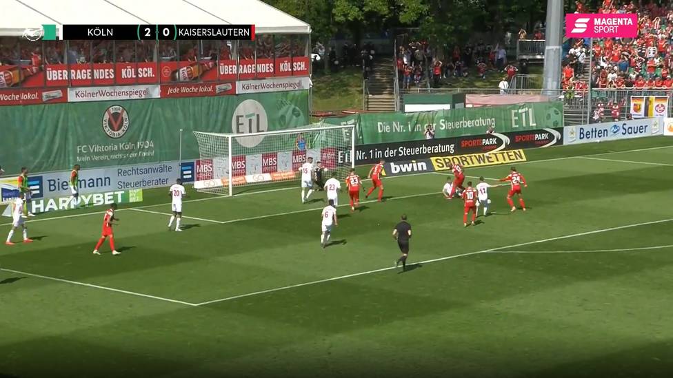 FC Viktoria Köln - 1. FC Kaiserslautern: Tore und Highlights