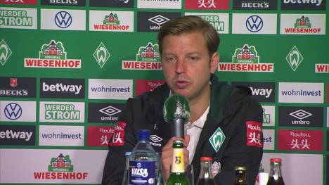 Florian Kohfeldt äußert sich zur strittigen Elfmeter-Szene, verteidigt aber trotz eines vorgelegenen Kontaktes die Entscheidung von Schiedsrichter Manuel Gräfe.