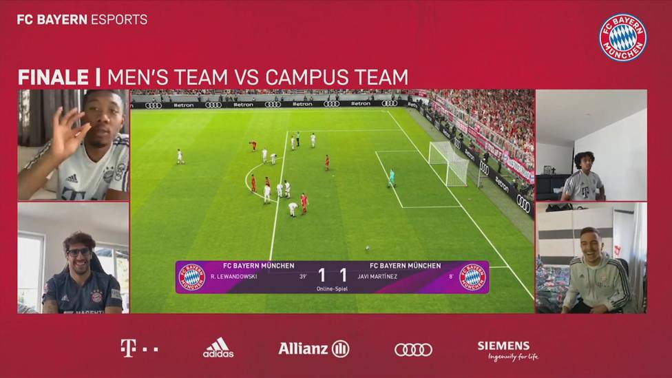 Der Ball rollt wieder beim FC Bayern – zumindest virtuell. Da aktuell keine Spiele auf dem Rasen oder in der Halle stattfinden können, trafen sich die Münchner im Videochat beim FC Bayern ESports Cup zum Wettstreit an der Konsole.