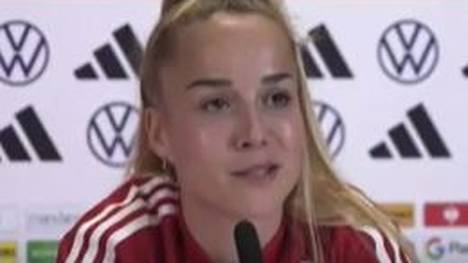 Nach der Halbfinal-Niederlage der Womens Nations League gegen Frankreich klärt Giulia Gwinn über Aussagen auf, die sie nach dem Spiel gemacht hatte.
