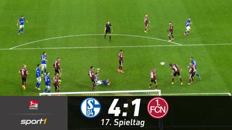 Der FC Schalke 04 gewinnt ein turbulentes Spiel gegen den 1. FC Nürnberg klar. Königsblau macht einen großen Sprung in der Tabelle - auch weil der FCN reichlich mithilft.